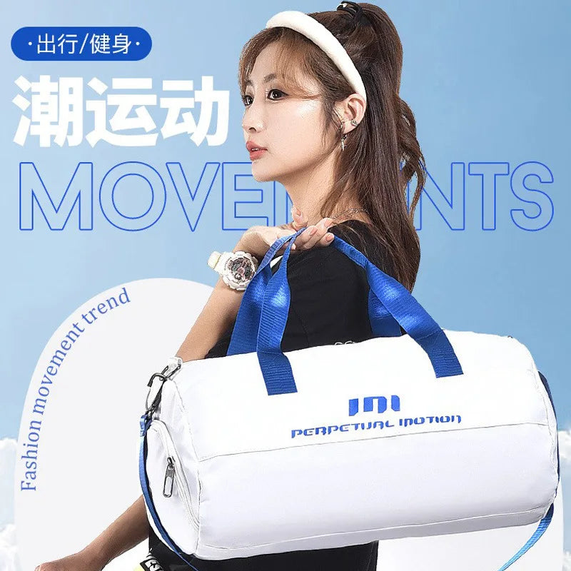 Fitness Duffel Isolated Wet Storage Compartment Oversized Gear Bag for Tennis & Pickleb Crossbody Sports Bag Yoga Bag Travel Bag