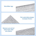 10PCS Non-Scratch Steel Wool Dishcloth - Multi Purpose Kitchen Cleaning Pads, Durable Dishwashing Rags, Home Essentials