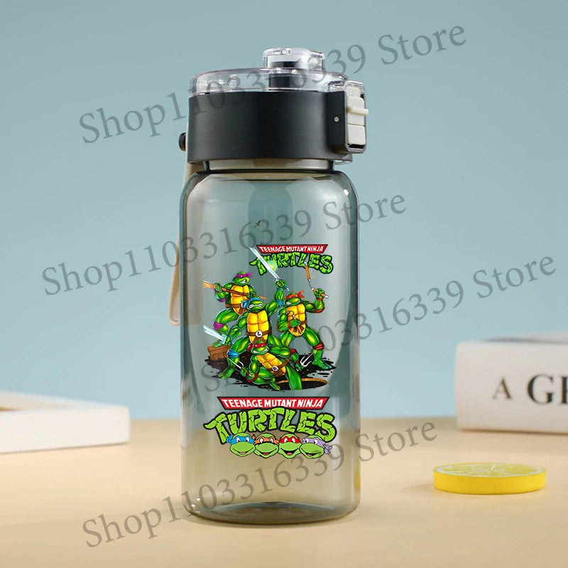 Teenage Mutant Ninja Turtles Water Bottle Portable Sports Water Cup Handy Cup Outdoor Travel Office Essential Water Bottles Gift