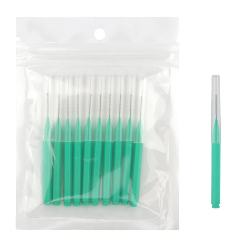 Interdental Brush Box Interdental Brush 20 Pieces Clean Tooth Gap Braces Gap Straight Orthodontic Interdental Brush