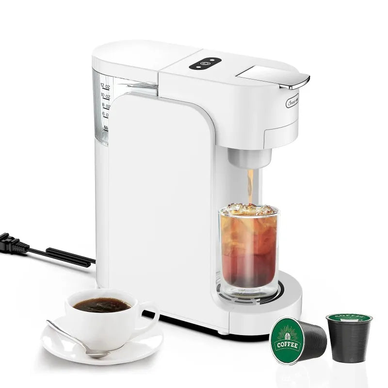 【Hot Sale】 Commercial Coffee Machine Portable Mini Espresso Machine Desk Mini Coffee Maker Energy Saving Mode Quiet Office Coff