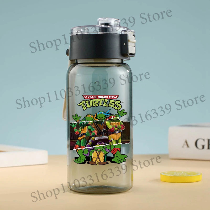 Teenage Mutant Ninja Turtles Water Bottle Portable Sports Water Cup Handy Cup Outdoor Travel Office Essential Water Bottles Gift