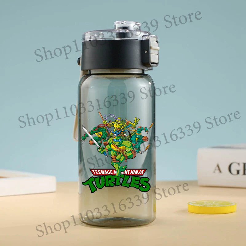 Teenage Mutant Ninja Turtles Water Bottle Portable Sports Water Cup Handy Cup Outdoor Travel Office Essential Water Bottles Gift