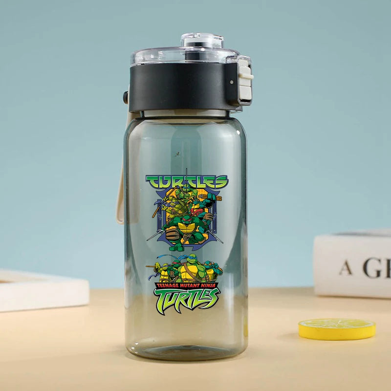 Teenage Mutant Ninja Turtles Water Bottle Portable Sports Water Cup Handy Cup Outdoor Travel Office Essential Water Bottles Gift