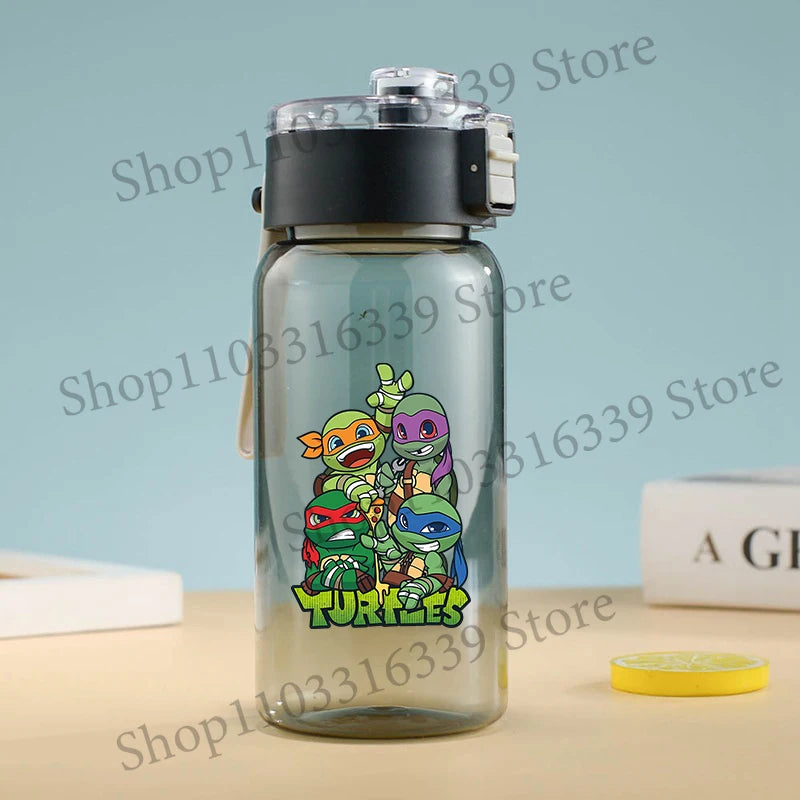 Teenage Mutant Ninja Turtles Water Bottle Portable Sports Water Cup Handy Cup Outdoor Travel Office Essential Water Bottles Gift
