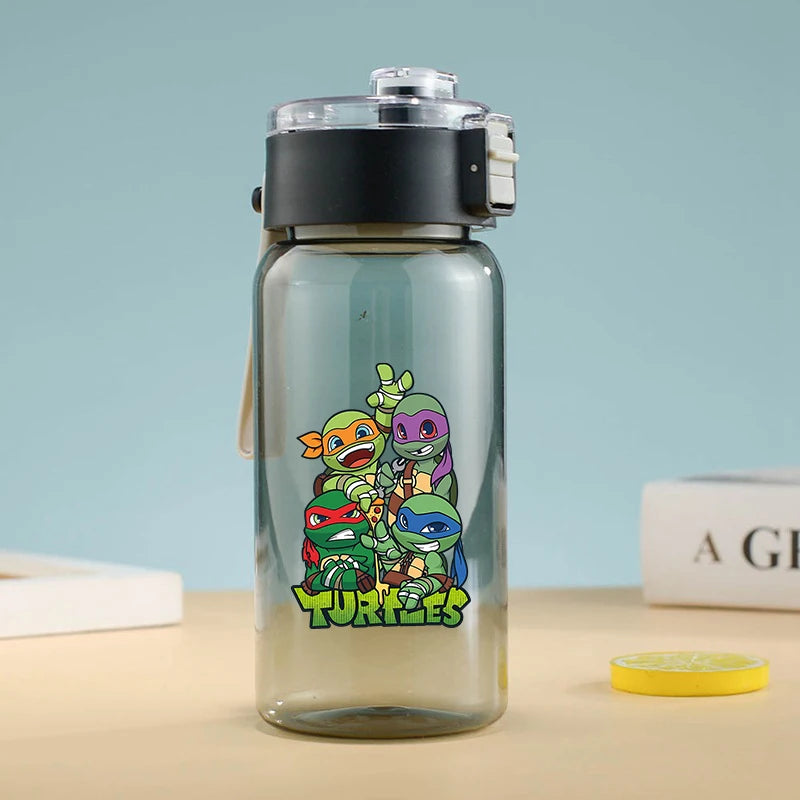 Teenage Mutant Ninja Turtles Water Bottle Portable Sports Water Cup Handy Cup Outdoor Travel Office Essential Water Bottles Gift