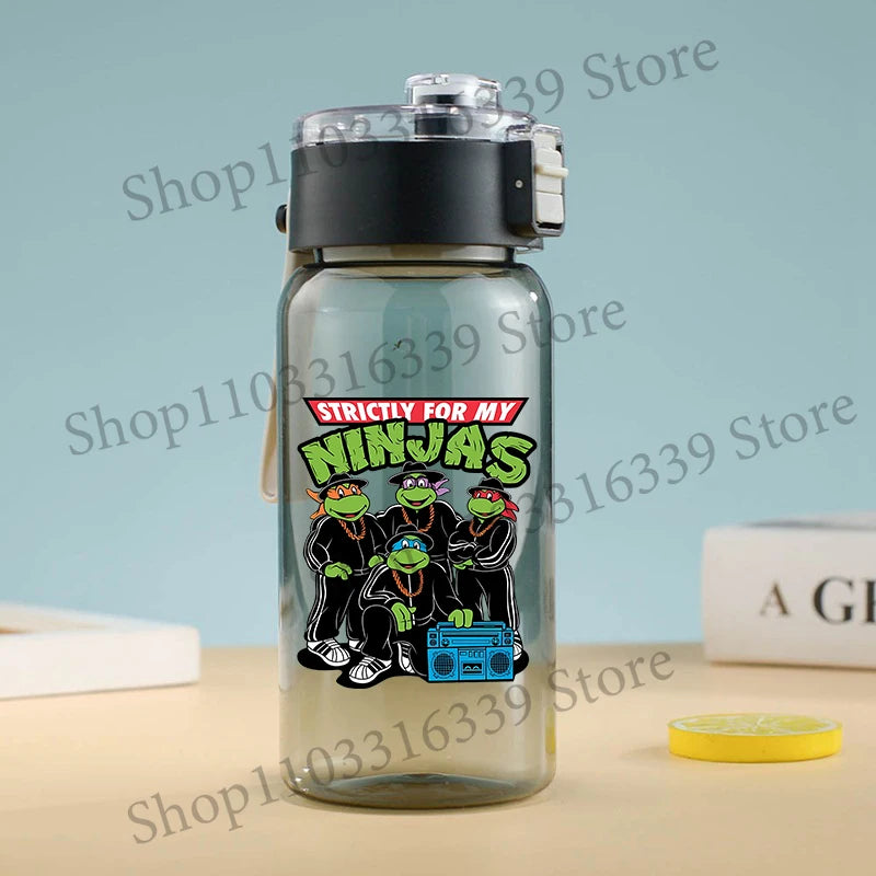 Teenage Mutant Ninja Turtles Water Bottle Portable Sports Water Cup Handy Cup Outdoor Travel Office Essential Water Bottles Gift