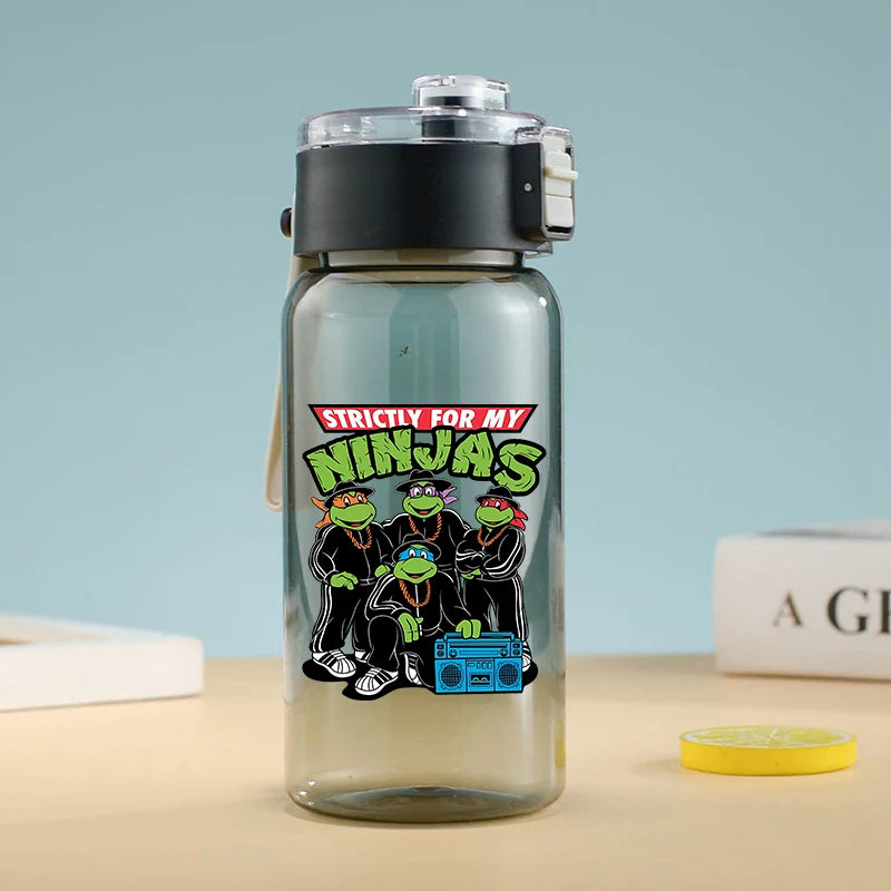 Teenage Mutant Ninja Turtles Water Bottle Portable Sports Water Cup Handy Cup Outdoor Travel Office Essential Water Bottles Gift