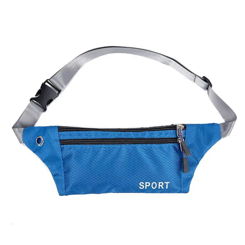 Multifunction Man Waist Bag Nylon Chest Pack for Women Running Belt Sports Bag Moblie Phone Bags Pouch Pocket Travel Chest Bag