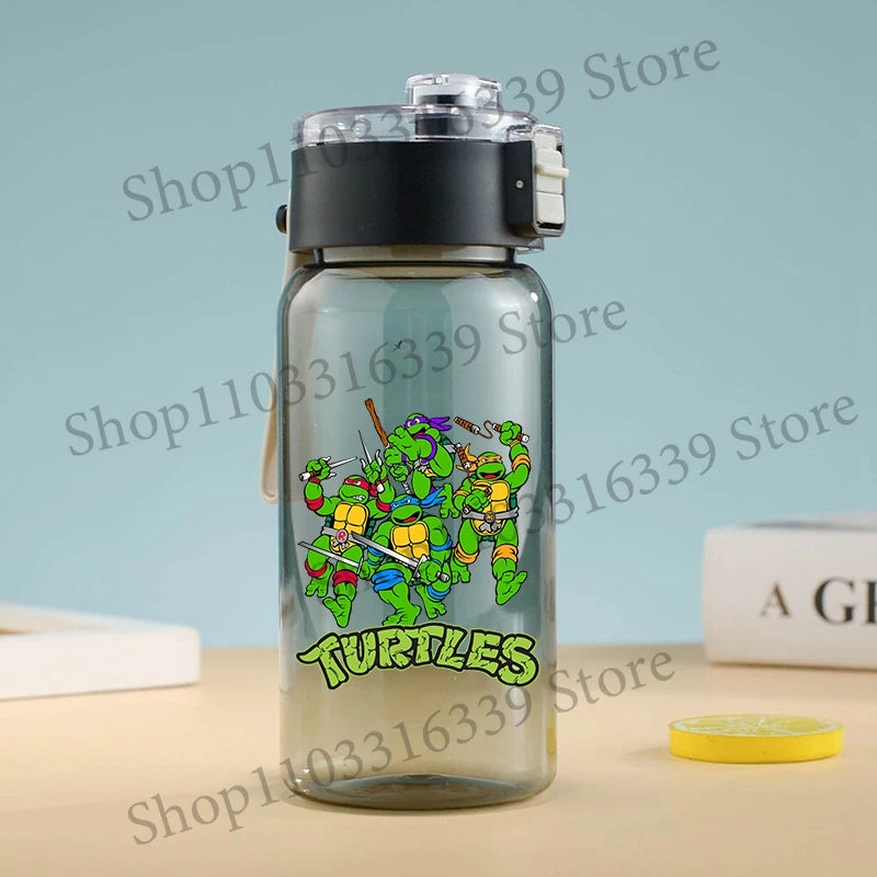 Teenage Mutant Ninja Turtles Water Bottle Portable Sports Water Cup Handy Cup Outdoor Travel Office Essential Water Bottles Gift
