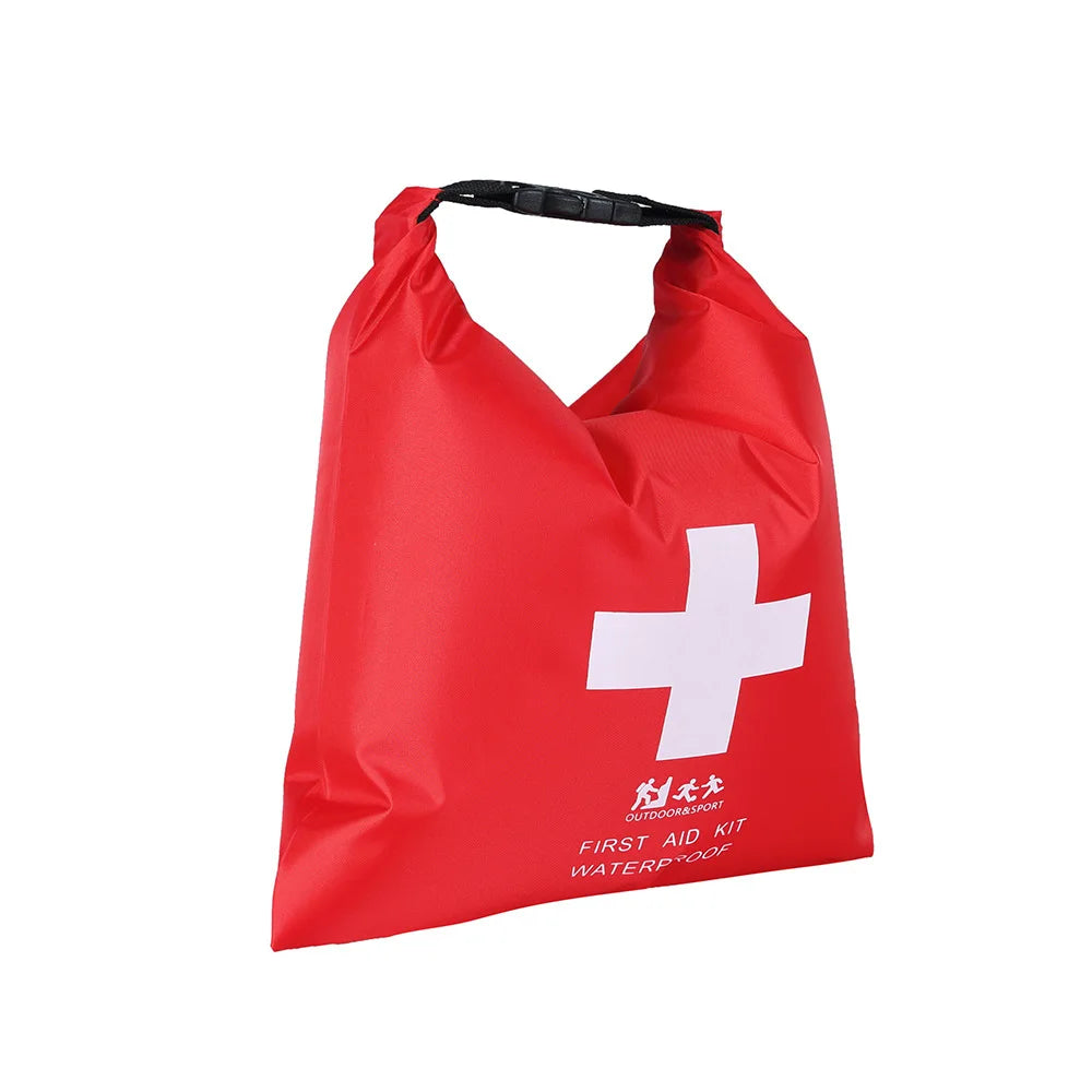 Portable Waterproof First Aid Kit Bag 1.2L Outdoor Camp Medical Bag For Beach Travel Adventure Supplies Organizing Case