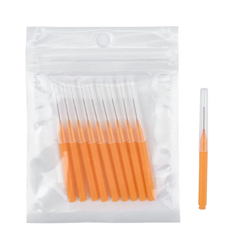 Interdental Brush Box Interdental Brush 20 Pieces Clean Tooth Gap Braces Gap Straight Orthodontic Interdental Brush