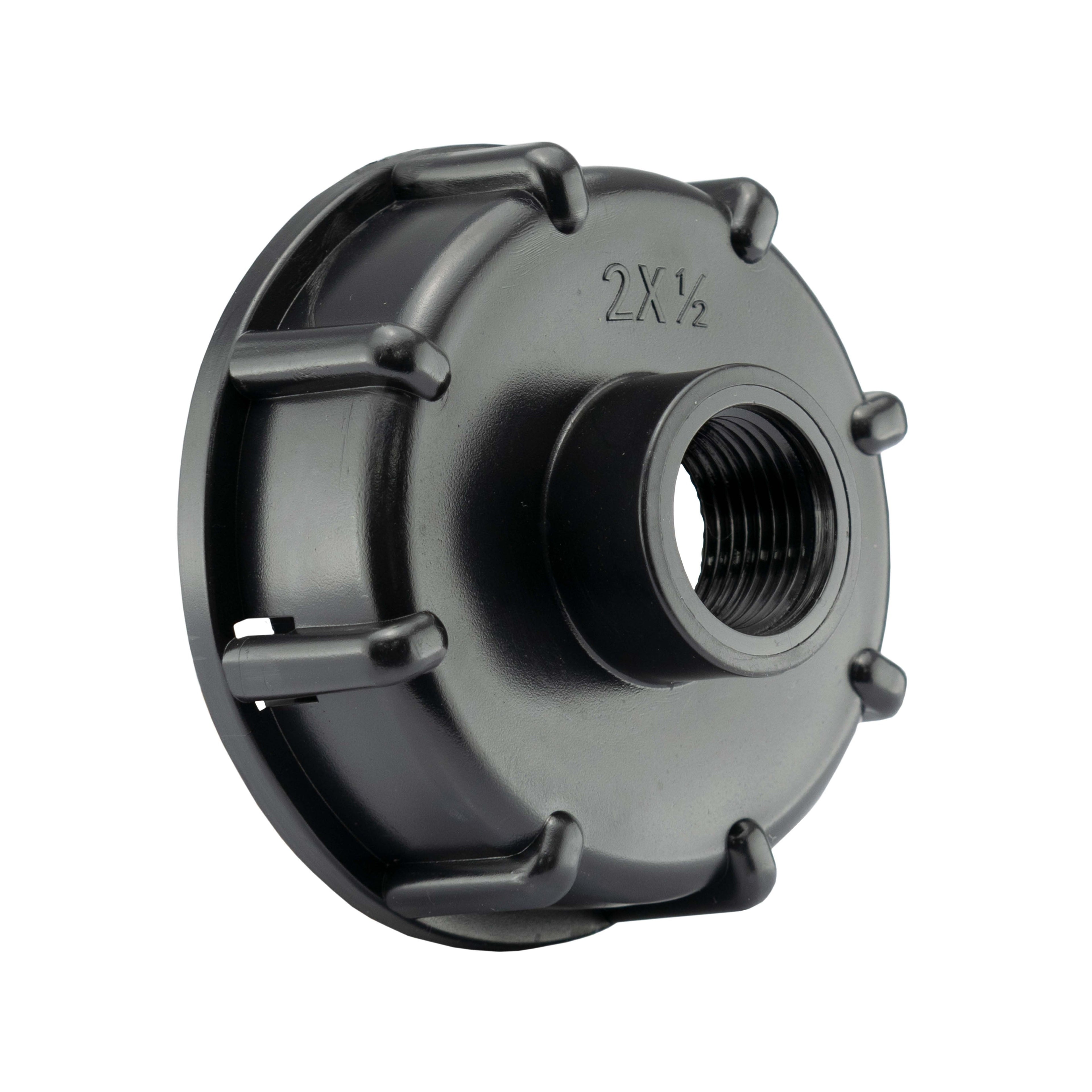 IBC S60X6 Cap with Lever Valve & 13mm Brass Barb | DIY Water Fitting