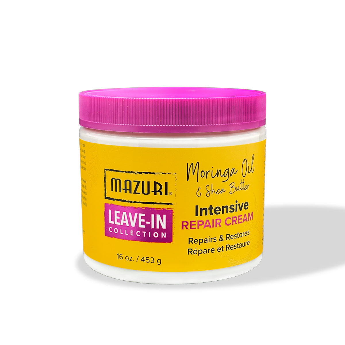 Mazuri Leave-In Collection Intensive Repair Cream 453g | Damaged Hair Treatment