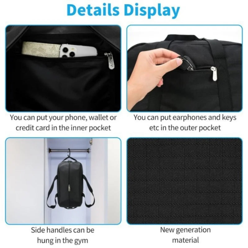Travel Gym Bag Short-distance Luggage Portable Fitness Bags Shoulder Crossbody Bag Handbags Duffle Carry On Weekender Bag Small