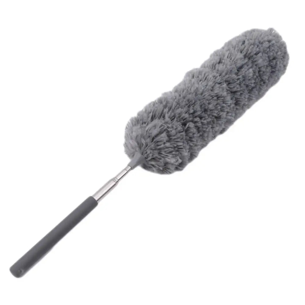 Cleaning Duster Lightweight Flexible Telescopic Stainless Steel Microfiber Gap Dust Removal Household Cleaner Feather Brush