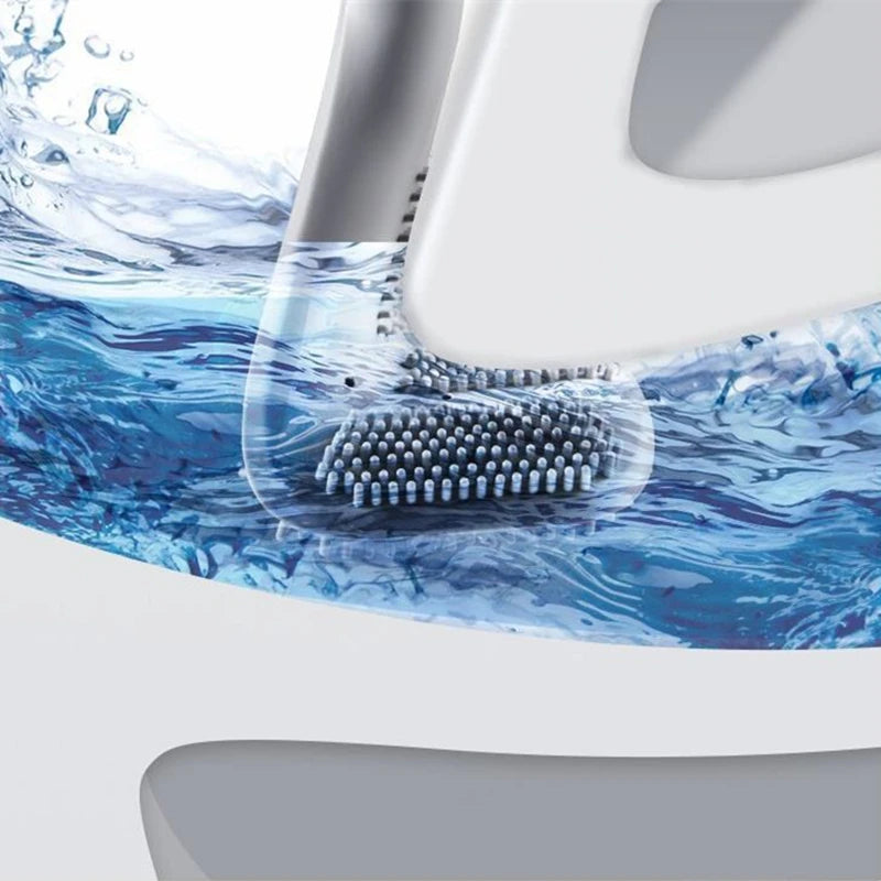 2026 NEW Toilet Cleaning Silicone Brush Golf Head Bathroom Wall Hook Hanging Squatting Pan Cleaner Household WC Gap Remover