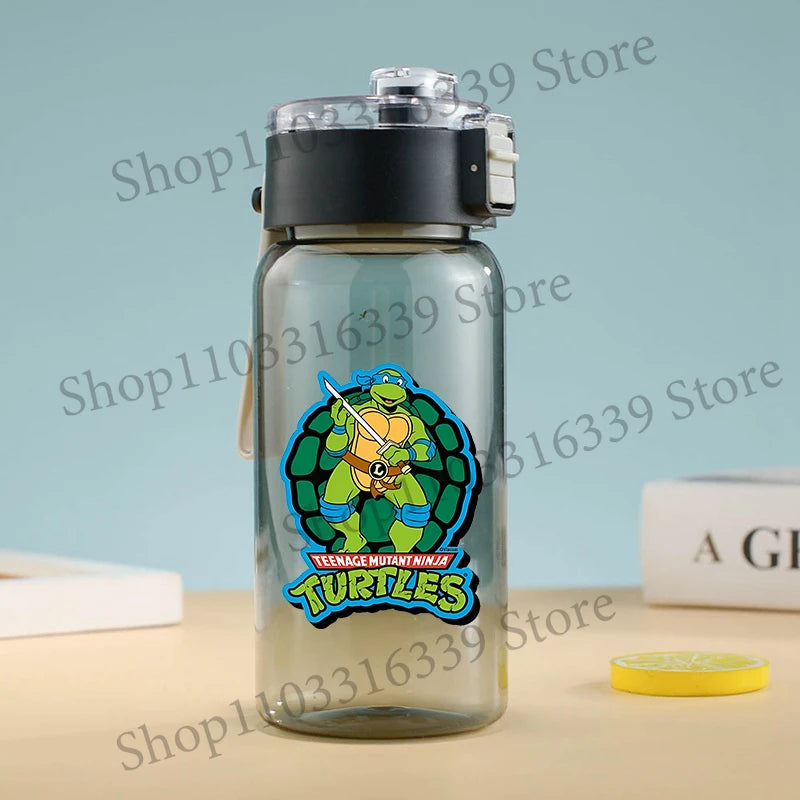 Teenage Mutant Ninja Turtles Water Bottle Portable Sports Water Cup Handy Cup Outdoor Travel Office Essential Water Bottles Gift