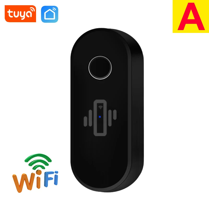 Tuya WiFi Vibration Detector Glass Broken Sensor Alarm Adjustable Sensitivity Optional For Door Window Glass Wall Cabinet Safe