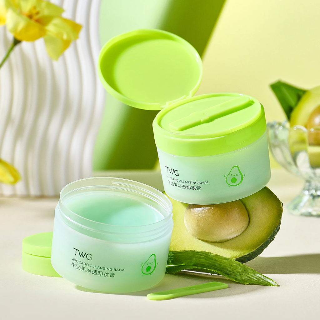 Avocado Makeup Removal Cream for Women's Deep Cleansing Makeup Removal Cream, the Best Gift for Girls