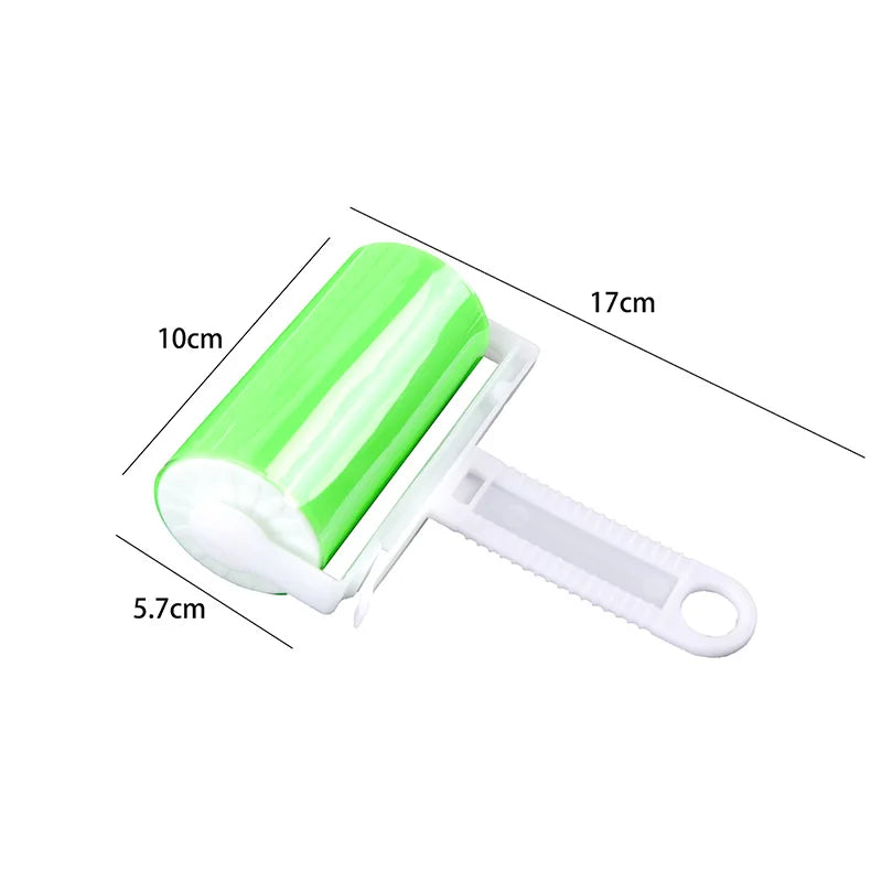 1 PC Washable Clothes Hair Sticky Roller Reusable Portable Home Clean Pet Hair Remover Sticky Roller Carpet Sofa Dust Collector
