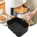 Reusable Silicone Air Fryer Liners Heat Resistant Nonstick Baking Tray Mat For Oven Toaster Home Kitchen Cooking Baking
