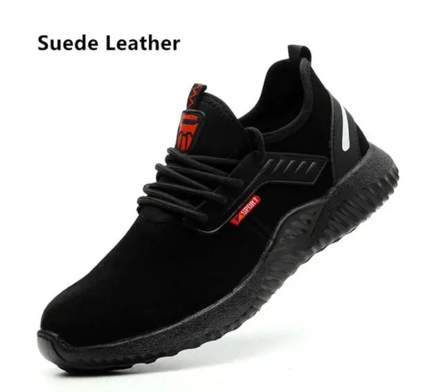 Work Safety Shoes Anti-Smashing Steel Toe Puncture Proof Construction Lightweight Breathable Sneakers Boots Men Women Air Light