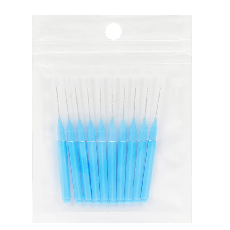 Interdental Brush Box Interdental Brush 20 Pieces Clean Tooth Gap Braces Gap Straight Orthodontic Interdental Brush