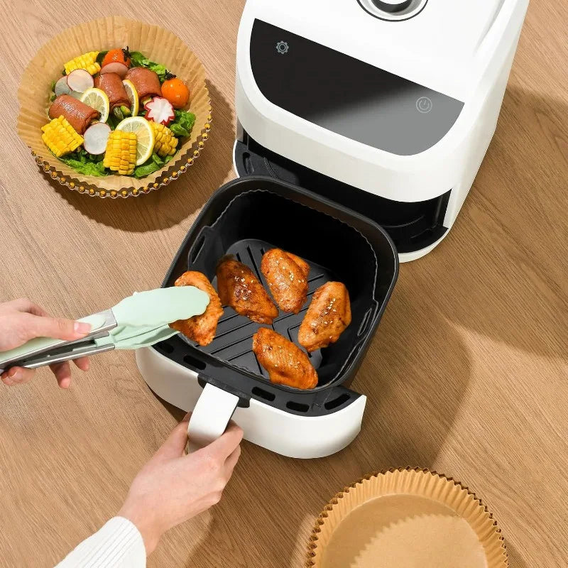 Reusable Silicone Air Fryer Liners Heat Resistant Nonstick Baking Tray Mat For Oven Toaster Home Kitchen Cooking Baking