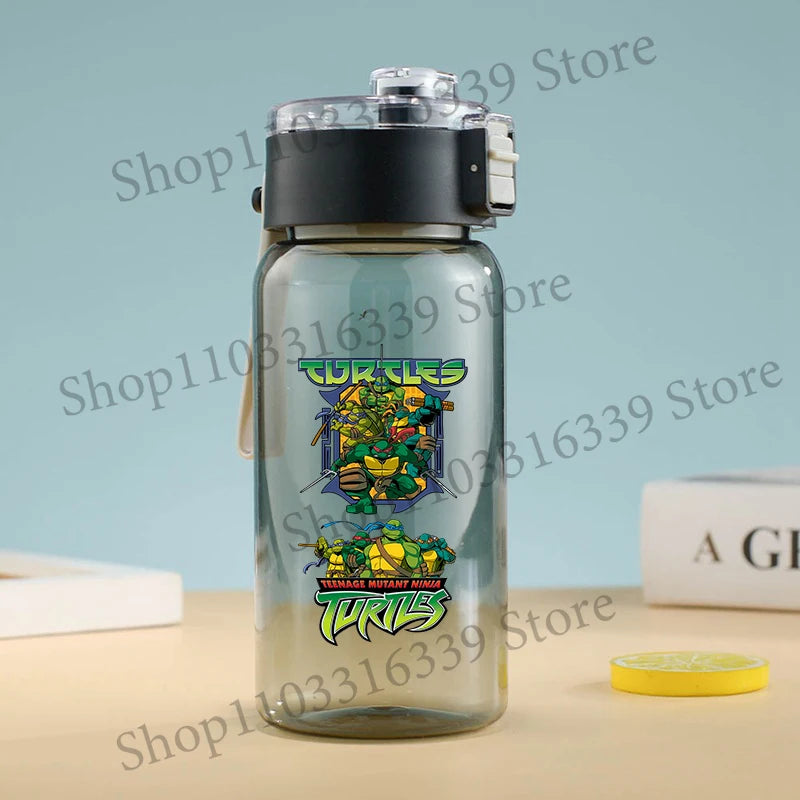 Teenage Mutant Ninja Turtles Water Bottle Portable Sports Water Cup Handy Cup Outdoor Travel Office Essential Water Bottles Gift