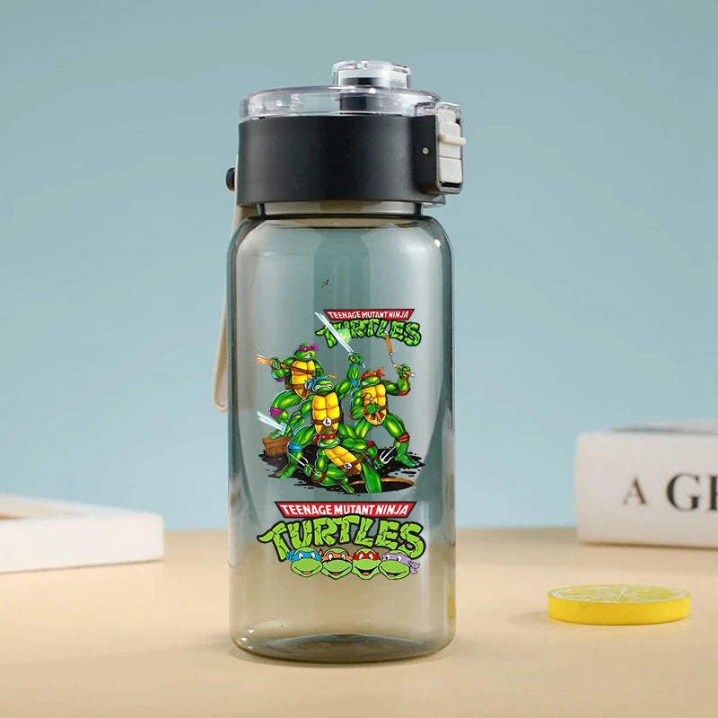 Teenage Mutant Ninja Turtles Water Bottle Portable Sports Water Cup Handy Cup Outdoor Travel Office Essential Water Bottles Gift