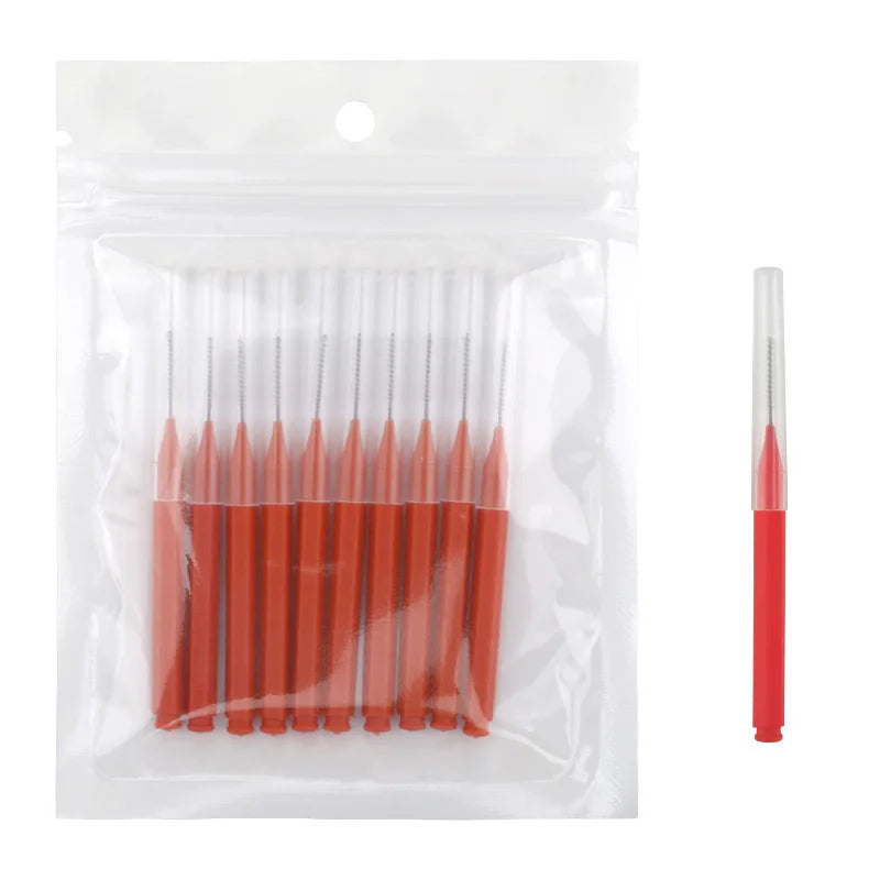 Interdental Brush Box Interdental Brush 20 Pieces Clean Tooth Gap Braces Gap Straight Orthodontic Interdental Brush