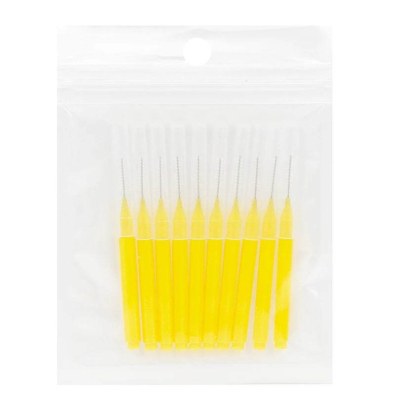 Interdental Brush Box Interdental Brush 20 Pieces Clean Tooth Gap Braces Gap Straight Orthodontic Interdental Brush
