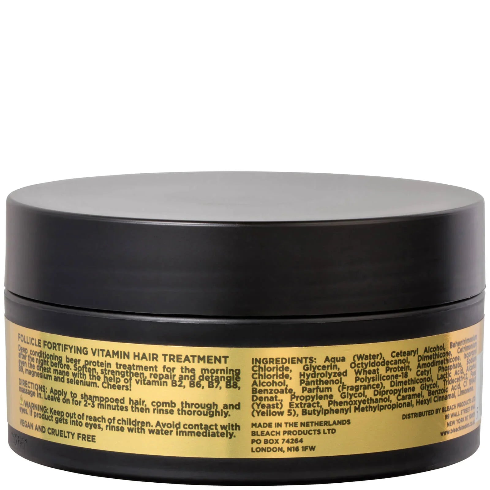 Bleach London Beer Mask 200ml | Strengthening Hair Treatment