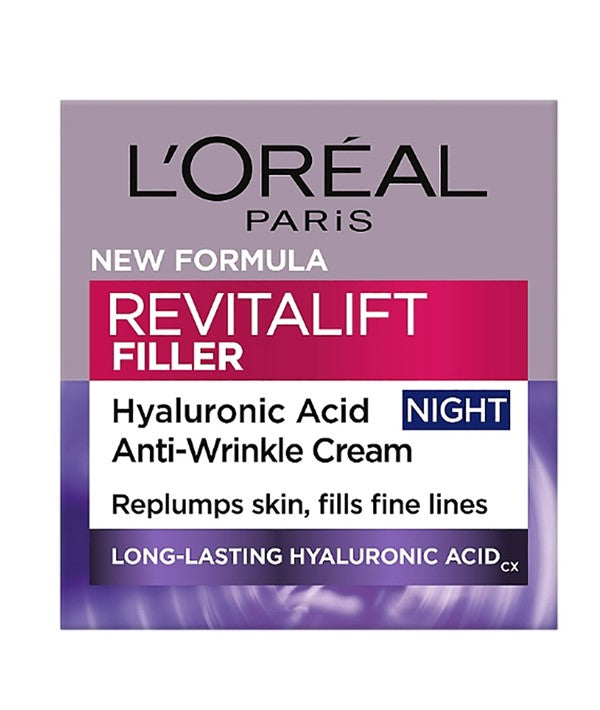 L’Oréal Paris Revitalift Filler Deep Replumping Anti-Ageing Night Cream 50ml